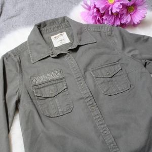 💜Arizona Jeans💜 Military Button Down
